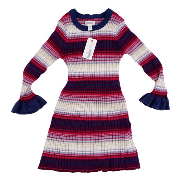 Gymboree Girls Infant Knit Dress Striped Long Sleeve 18-24 mos New - Picture 1 of 3